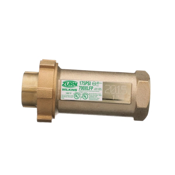 Wilkins 1UFX1F-700XLFP - 1" by 1" 700XLFP High Capacity Dual Check Valve 1UFX1F-700XLFP - main